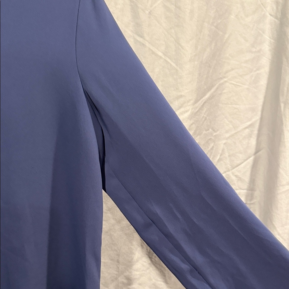 Chic Long Sleeve Blue Dress - Picture 8 of 15